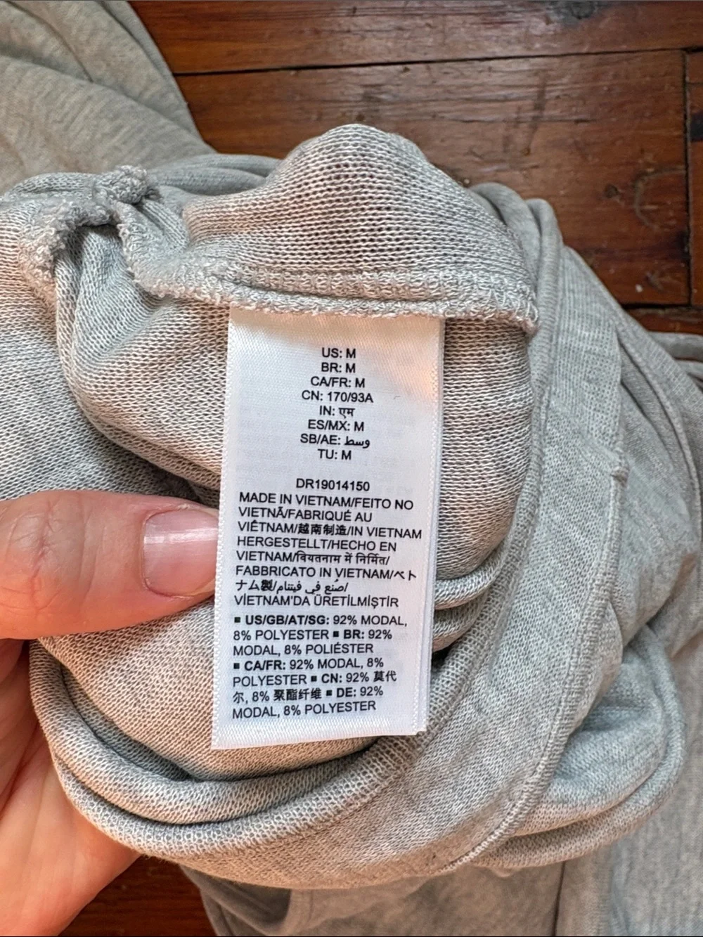 Daily Ritual Heather Gray Sleeveless Drawstring Jumpsuit Size Medium